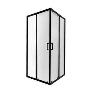 Душова кабіна Taurus BLA1099SC6, 90х90 см, квадратна, скло 6 мм Clear, CalcLess, розсувна, без піддону Qtap, фото 1