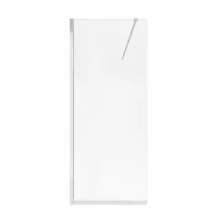 Стіна Walk-In Standard CRM209.C8, 90x200 см, скло 8 мм Clear, CalcLess, нерухома Qtap, фото 1