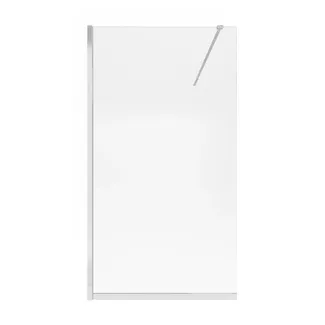 Стіна Walk-In Standard CRM2011.C8, 110x200 см, скло 8 мм Clear, CalcLess, нерухома Qtap, фото 1