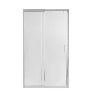 Двері в нішу Taurus CRM2012-13.C6 скло 6 мм Clear, CalcLess рег. профіль 120-130х200 см, розсувні Qtap, фото 1