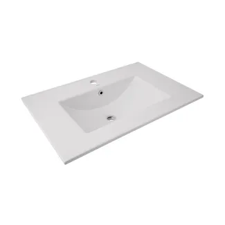 Раковина врізна меблева Albatross 720х460х180 мм, White, прямокутна, без донного клапана QT01113070CW1 Qtap, фото 1