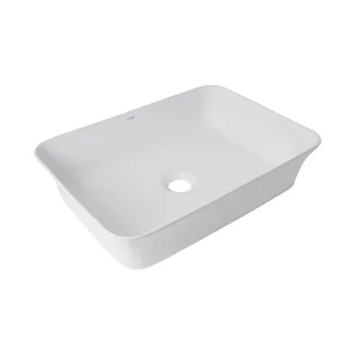 Раковина накладна Virgo 490х350х110 мм, White, прямокутна, без донного клапана QT18112261WN Qtap, фото 1