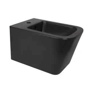 Біде підвісне Tern New  515x350x320 мм Matt Black Qtap, фото 1