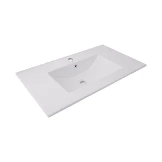 Раковина врізна меблева Albatross 820х460х180 мм, White, прямокутна, без донного клапана QT01113080CW1 Qtap, фото 1