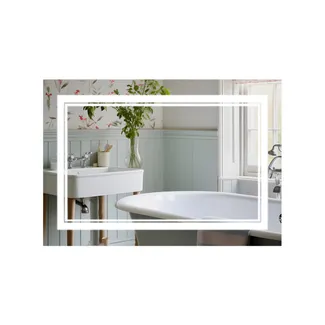 Дзеркало настінне Cardinal (CA1) 800х600 мм, прямокутне, з LED-підсвіткою Touch, антизапотіванням, димером, рег. темп. кольору (3000-6500K) Qtap, фото 1