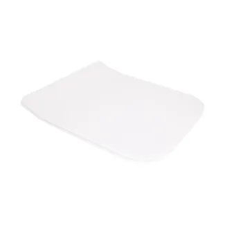 Сидіння для унітаза (Crow 640) 460x350x47 мм, White, з мікроліфтом, Slim Duroplast, Quick Release QTSC179W48700 Qtap, фото 1