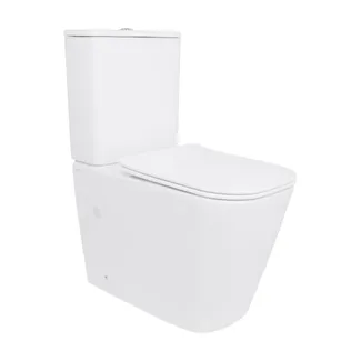 Унітаз підлоговий Stork Ultra Quiet 630×350×805 мм, White, з сидінням Slim Duroplast / Soft-close / Quick Release QTSTO27W49260 Qtap, фото 1