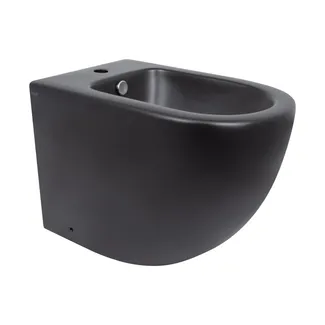 Біде підлогове Robin 565x360x405 мм, Matt Black QT13442141CMB Qtap, фото 1