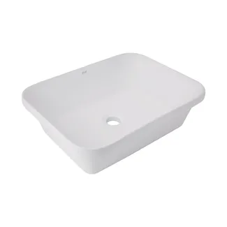 Раковина врізна Scorpio 510х390х145 мм, White, прямокутна, без донного клапана QT1411K490WN Qtap, фото 1