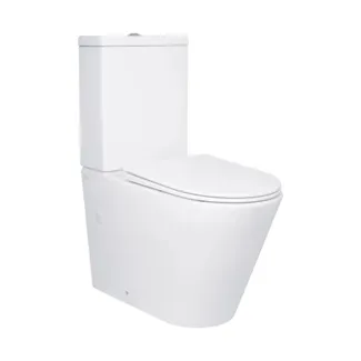 Унітаз підлоговий Swan Eco Ultra Quiet 640x360x835 мм, White, з сидіннмя Slim Duroplast/ Soft-close/ Quick Release QTSWA27W48748 Qtap, фото 1