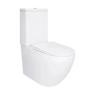 Унітаз підлоговий Jay Eco Ultra Quiet 640x360x835 мм, White, з сидінням Slim Duroplast/ Soft-close/ Quick Release QTJAY27W48749 Qtap, фото 1