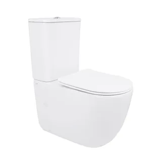 Унітаз підлоговий Leo Ultra Quiet 620×355×790 мм, White, з сидінням Slim Duroplast / Soft-close / Quick Release QTLEO27W49261 Qtap, фото 1