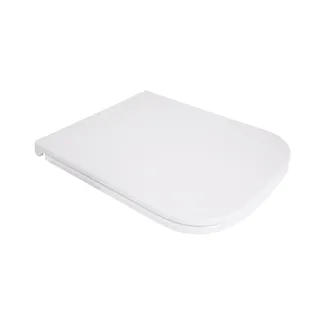 Сиденье для унитаза (Cardinal 620) 440x340x50 мм, White, с микролифтом Slim Duroplast, Quick Release QTSC179W50766 Qtap, фото 1