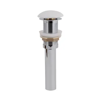Донний клапан для раковини Pop-up 225х70х70 мм, White без переливу QT066PU02W Qtap, фото 1