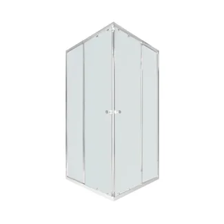 Душова кабіна Pisces CRM107-9SP5, 75-90x75-90, квадратна, скло 5 мм Pear, рег. профіль, розсувна, без піддону Qtap, фото 1