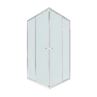 Душова кабіна Pisces CRM109-11SP5, 90-105x90-105, квадратна, скло 5 мм Pear, рег. профіль, розсувна, без піддону Qtap, фото 1