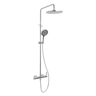 Душова система універсальна Sloup, Chrome (k35) на два споживачі QT57103OC Qtap, фото 1