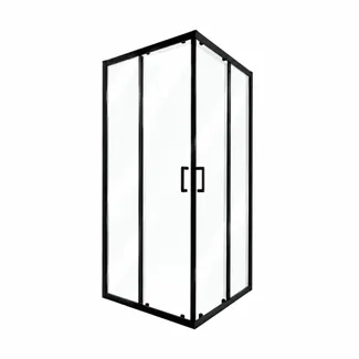 Душова кабіна Taurus BLA1099SC6, 90х90 см, квадратна, скло 6 мм Clear, CalcLess, розсувна, без піддону Qtap, фото 1