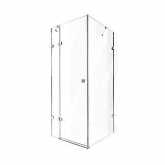 Душова кабіна Capricorn CRM1099SC6, 90х90 см, квадратна, скло 6 мм Clear, CalcLess, розпашна, без піддону Qtap, фото 1