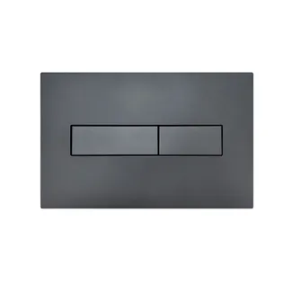 Клавіша змиву Standard 152x236x28 мм, Gunmetal Black, лінійна QTSTD164GMB51272 Qtap, фото 1