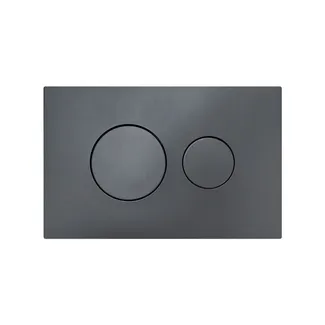 Клавіша змиву Standard 152x236x28 мм, Gunmetal Black, кругла QTSTD164GMB51271 Qtap, фото 1